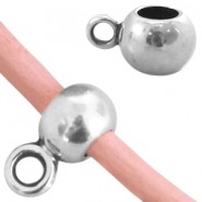 Anillo metálico DQ Ø 3.2mm con anillo de montaje - Plata vieja